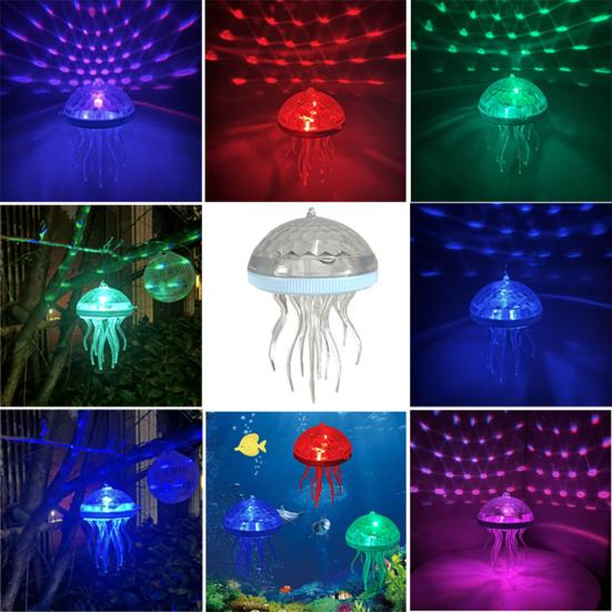 Yousheng Solar Jellyfish Lamp IP55 Водонепроницаемый плавающий светильник для бассейна RGB меняющий цвет светодиодный светильник для медуз для бассейна пруда аквариума