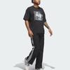adidas Оригинальная графическая футболка Kareem Scoring Champ свободного кроя с круглым вырезом и короткими рукавами, унисекс топы JZ7911