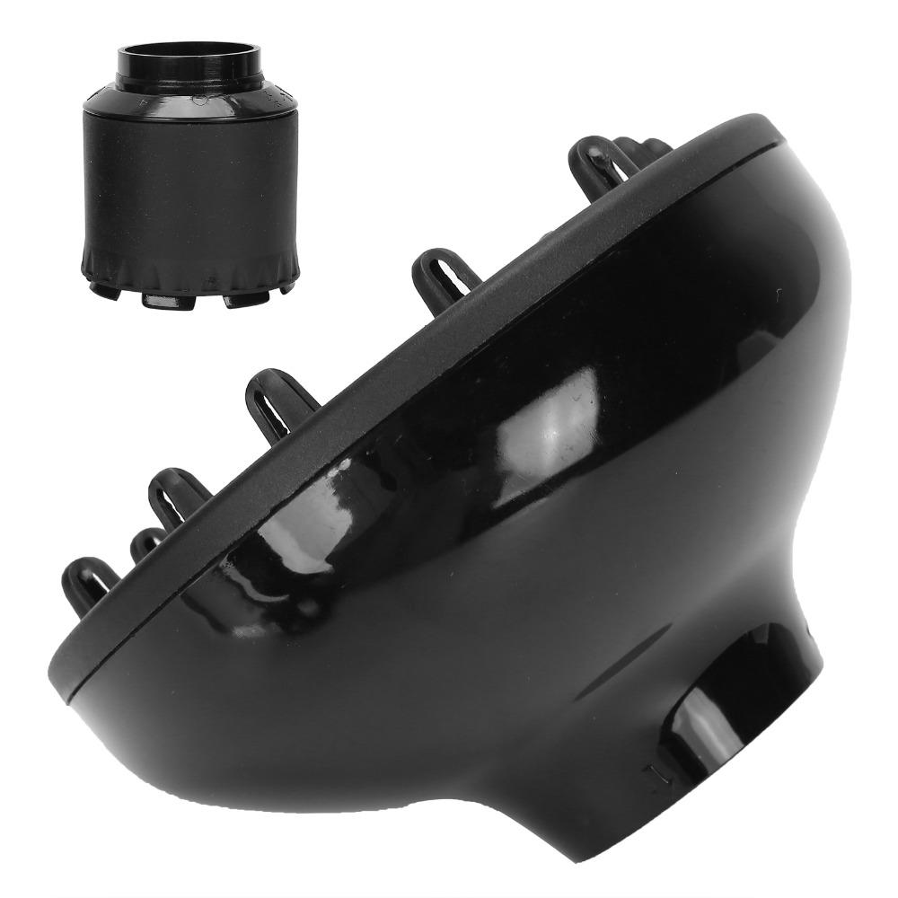 Black Color Hair Dryer Diffuser Volumizing Design Universal Diffuser Attachment Home Use