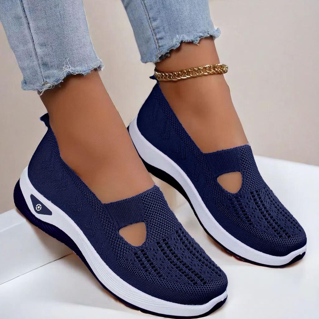 Fashion 2025Breathable Mesh Flats Shoes for Women Comfortable Slip On Casual Shoes Woman Lightweight Soft Bottom Loafers Plus Size 43