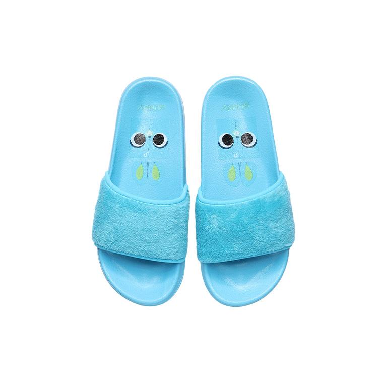 Disney x Li Ning Модные резиновые шлепанцы с подошвой Женские Синие ABTR008-2