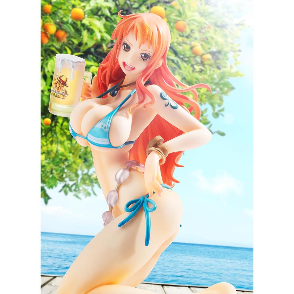 MegaHouse One Piece LIMITED EDITION Nami 20th Anniversary Painted Complete Figure Portrait.Of.Pirates Ver.BB_SP
