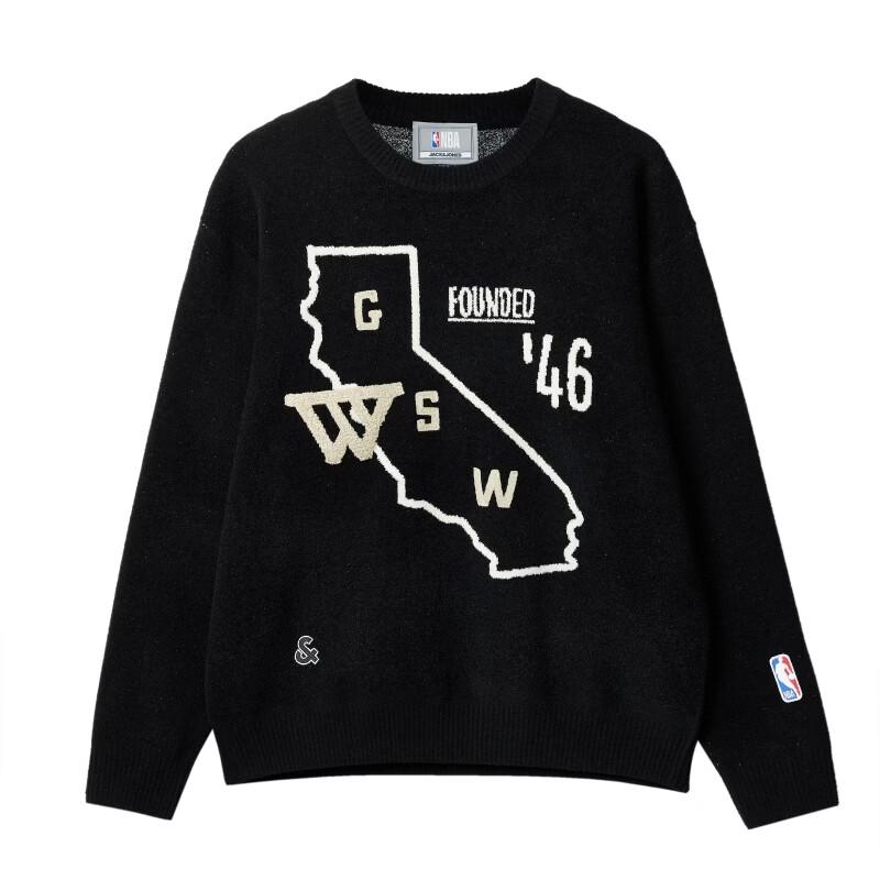 Свитшот с круглым вырезом Jack & Jones NBA Warriors