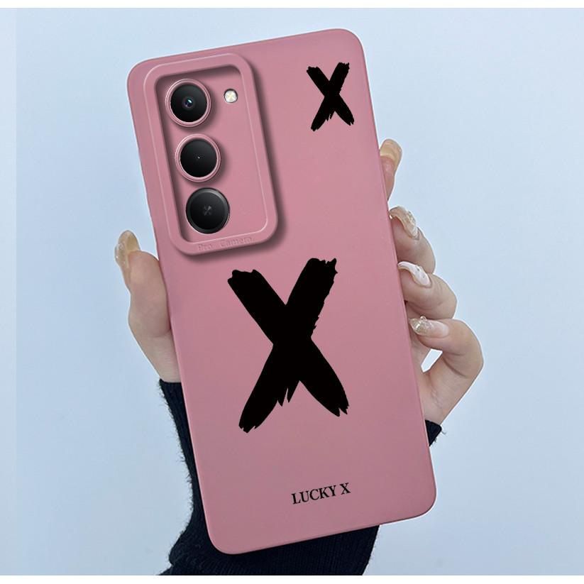 For Xiaomi Redmi 15 5G Cover Case Cute Initial Letters Couple Silicone Soft Matte Phone Bumper for REDMI15 5G Shockproof Casing