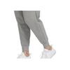 Nike Женские джоггеры Dri-FIT One Solid Logo Drawstring, серые, FB5435-091