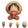 Креативная плюшевая подушка One Piece, мультяшная подушка Луффи, Зоро, Чоппера, детский фестивальный подарок, персонажи)