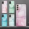 Винтажный чехол из мраморного стекла для Samsung Galaxy S22 S20 FE S21 5G S10 S9 Plus Note 10 20 Lite, закаленный чехол для телефона
