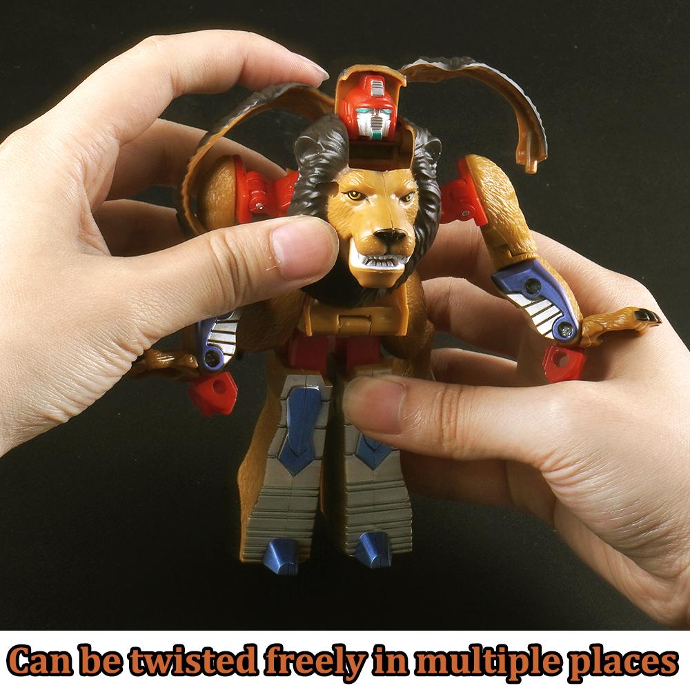 6 Styles Collectible Animal Deformation Robot Lion Eagle Panda Humanoid Hand Action Figure Kids Birthday Gift