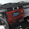 DIYUCAR Подходит для Toyota FJ Cruiser 2007-2021 Автомобильная GPS-навигация Декоративная полоса-рамка бокового контура