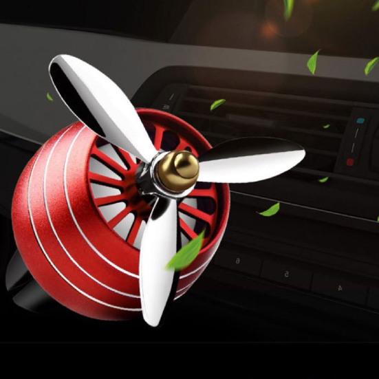 Автомобильные духи, простая установка, свежий аромат, форма пропеллера, автомобильный вентилятор, ароматерапия для автомобиля