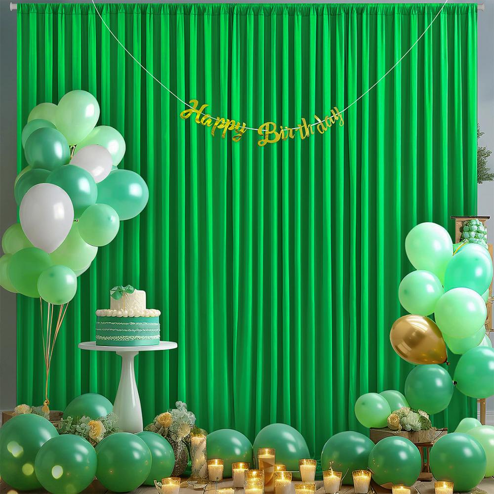 Backdrop Curtains Wrinkle Free Drapes Fabric Decorations Photo Back Drop Cloth for Wedding Baby Shower Photography Stage Recepti