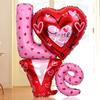 1 шт., сердце, свадьба, день Святого Валентина, я люблю тебя, алюминиевая фольга, гелиевый шар, церемония помолвки, украшение для вечеринки, юбилейные шары