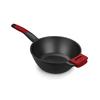 Вок - BRA - PREMIERE - Ø 28 см - Красный/Черный - Подходит для всех типов плит