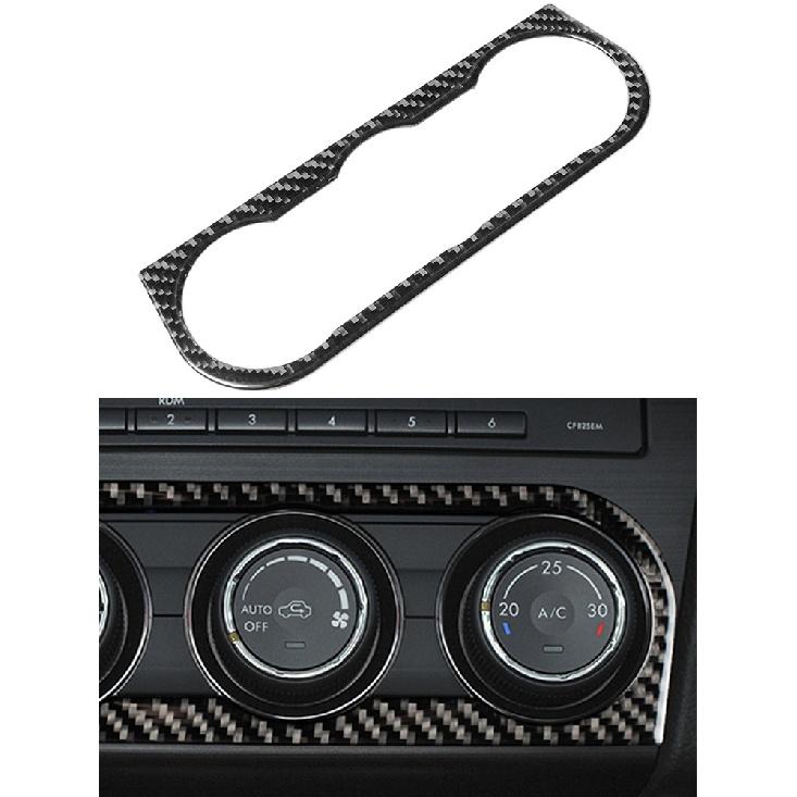 Автомобильная центральная консоль из углеродного волокна, панель переключателей кондиционера, задняя приборная панель, боковое вентиляционное отверстие Cov для Subaru Forester 2013-2018