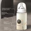 Milk Warmer Portable Baby Bottle Warmer with One-Button Control USB Rechargeable Wireless Milk Heater Intelligent Temperature Control Night Light