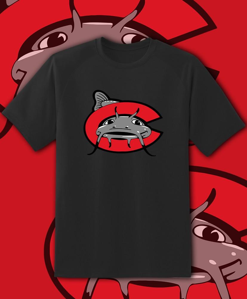 Футболка с логотипом команды Carolina Mudcats Milb для молодежи M - Взрослых 6XL Быстрая доставка!