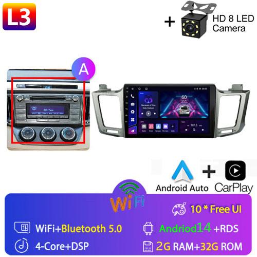 Для Toyota RAV4 Rav 4 XA40 2012 - 2018 Android Car Radio Multimidia Video Player Navigation GPS Carplay Touch Screen Auto Stereo
