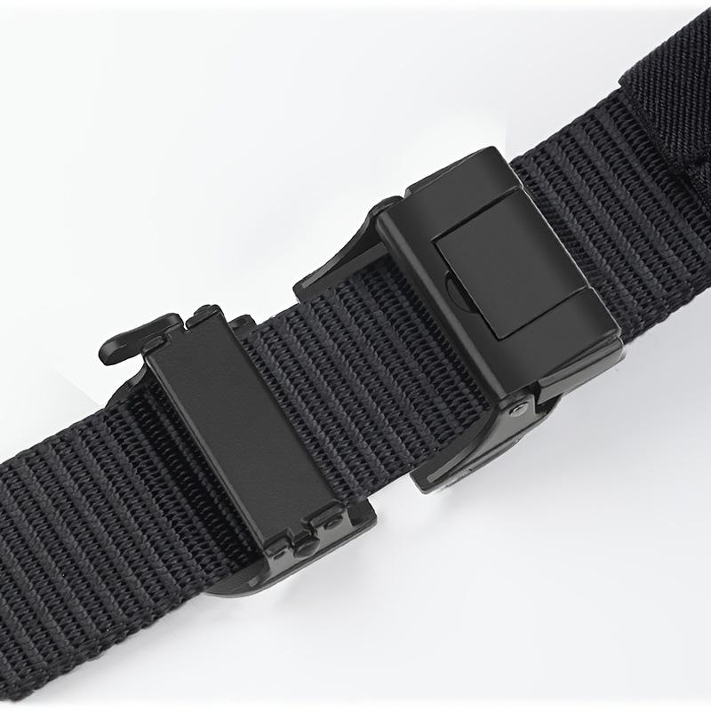 Automatic Buckle Belt Simple Nylon Adjustable Tactical Belt