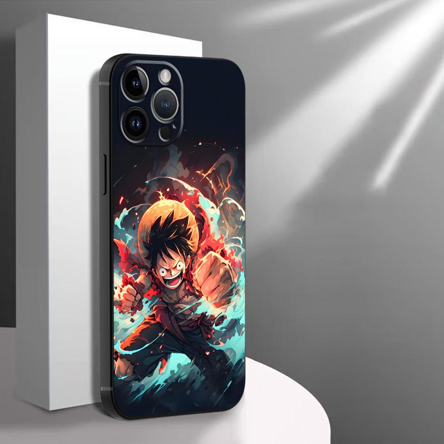 Чехол-бампер для iPhone с логотипом Зоро из One Piece, черный, мягкий, для iPhone XS Max 17Air 13 12 11 17 Pro Max 15 16 14 Plus XR 7 8