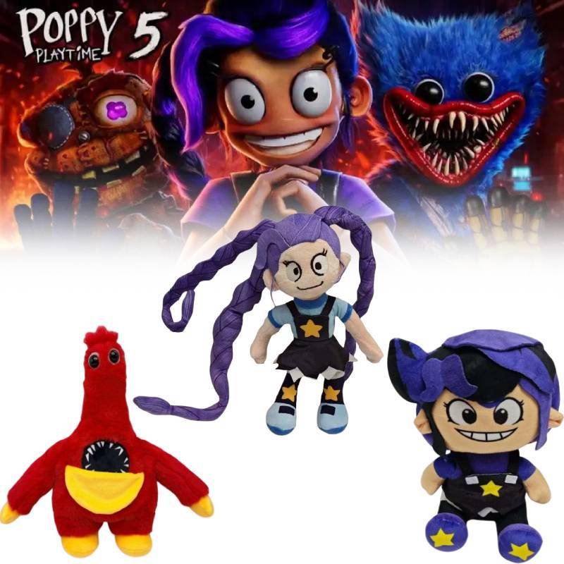 Poppy Playtime Cham Lily Lovebraids Plush Doll With 7d Cotton Filling For Gift And Display