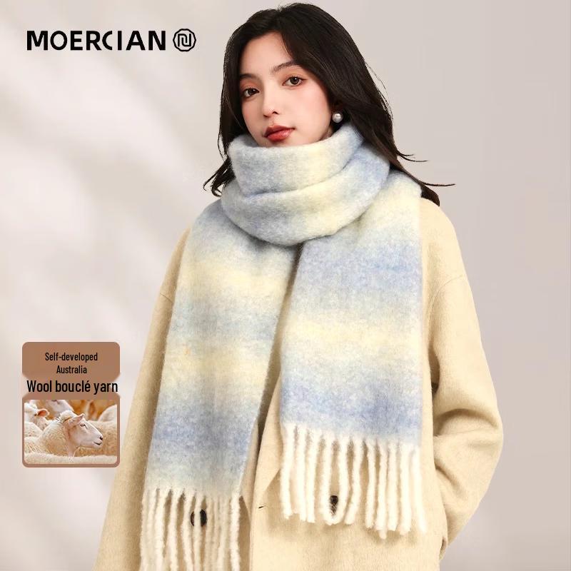 Muerxi Women's Luxury Wool Scarf & Shawl