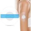 Freestyle Libre Plasters, Pack of 55 Waterproof & Breathable Stickers, Skin-Friendly & Fixation Plasters for Libre 1, 2 & 3 Sensor