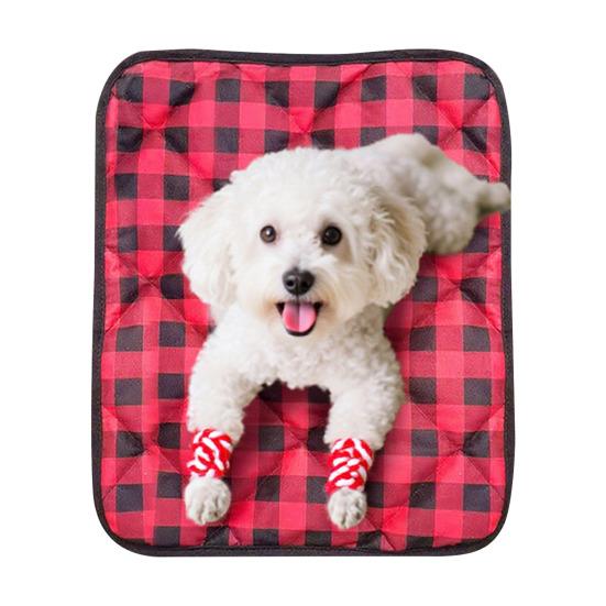 Quilted Pet Warm Pad Non-Slip Bottom Dog Crate Pad Reusable Washable Winter