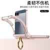 Transparent Air Cushion Flip Case Galaxy Z Flip7 SM-Flip7 TPU Protective Cover With Ring Stand