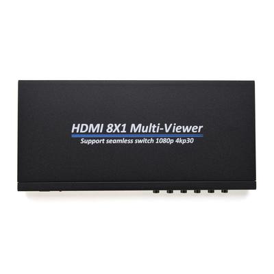8x1 HDMI 4K Quad Multiviewer Разделитель экрана на 8 экранов с плавным переключением