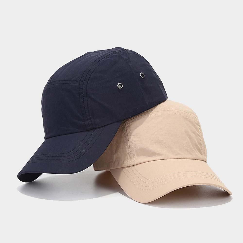 Breathable Quick-drying Baseball Hat Cotton Unisex Sunscreen Hat Solid Color Peaked Cap  Couple