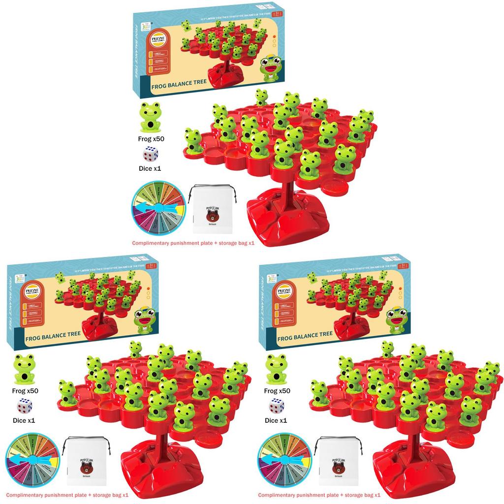 Frog Balance Tree Multiplayer Game Toy For Brain Development And Parent-child Interaction