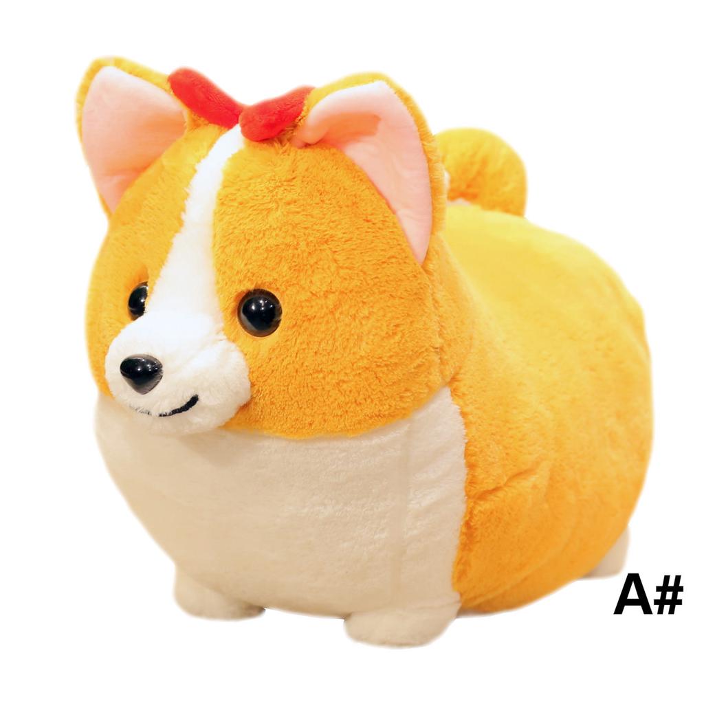 Очаровательная плюшевая игрушка вельш-корги - Мягкая тканевая подушка для сна и домашний декор