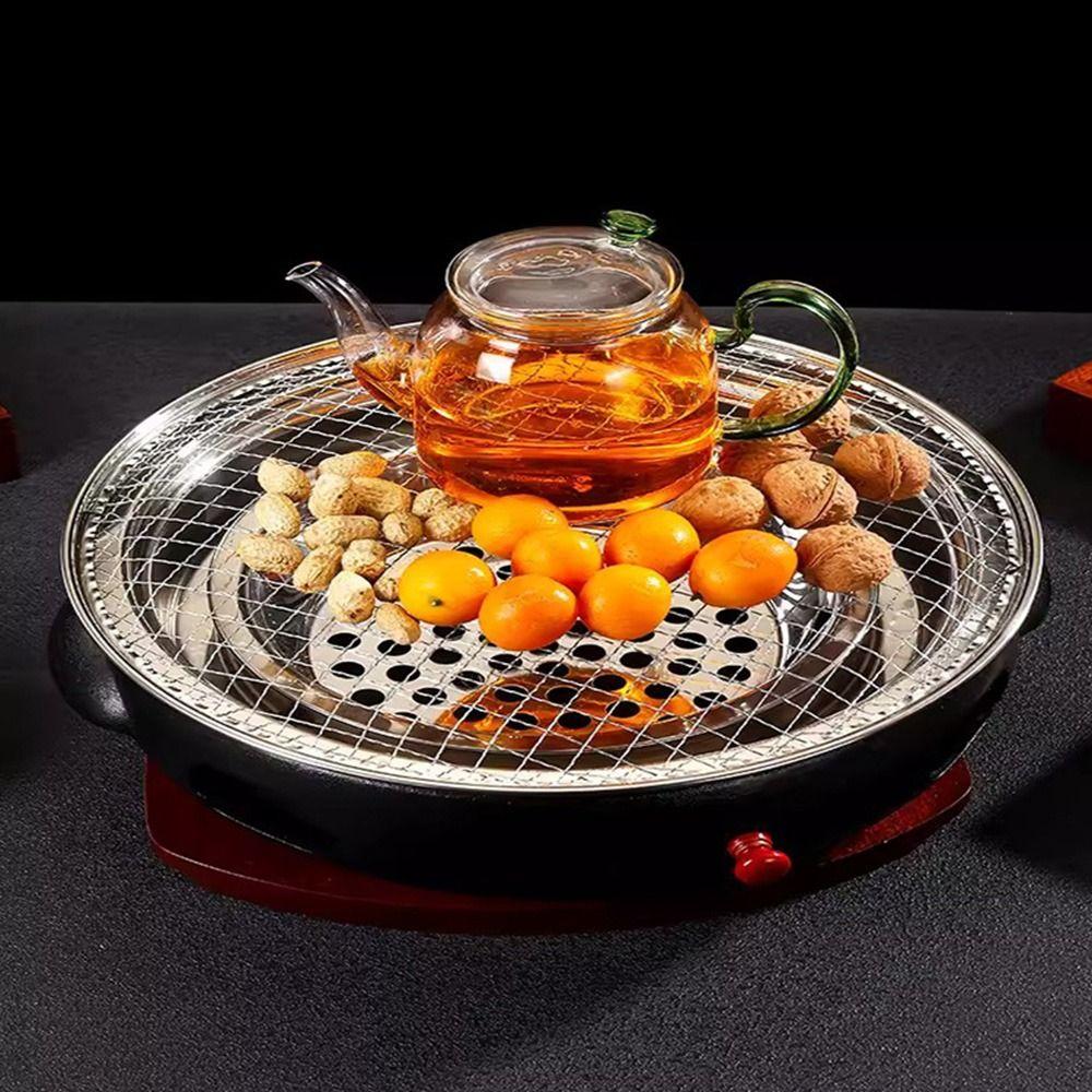 Round Grill Racks Iron Roast Grate New BBQ Roasting Rack