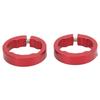 2Pcs Bike Grips Clamping Rings Aluminum Alloy Beautiful Practical Bike Grip Lock On Clamps for