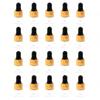 20 Pieces Travel Empty Glass Essential Oil Refillable Dropper Bottles 1 ML