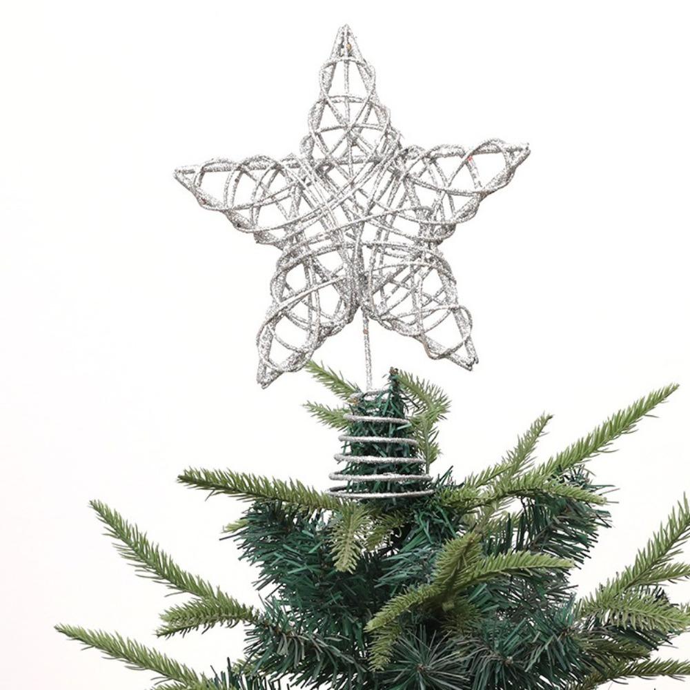 Поделки Рождественская елка Топ Звезда Украшения для вечеринки Украшения для елки Новые украшения для рождественской елки