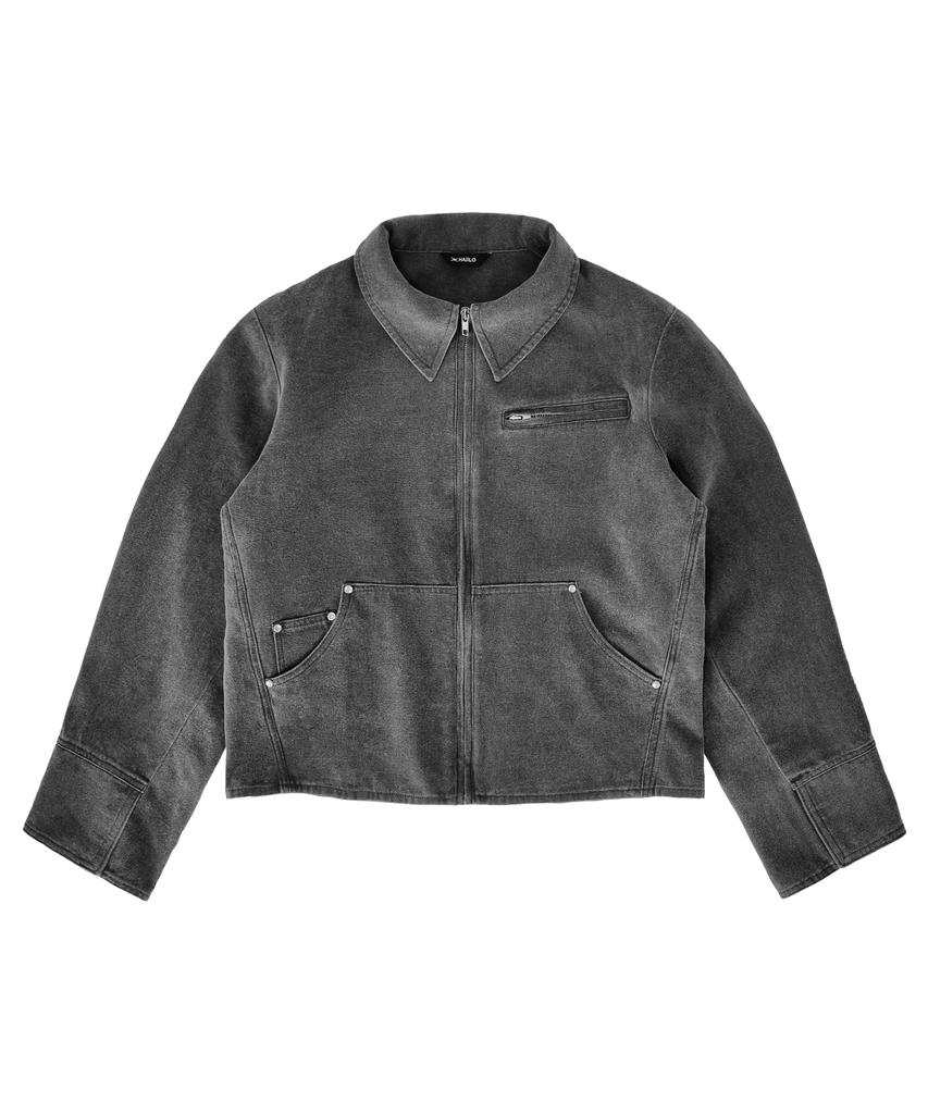 Haiilo Mild Work Jacket (Cement-Charcoal)