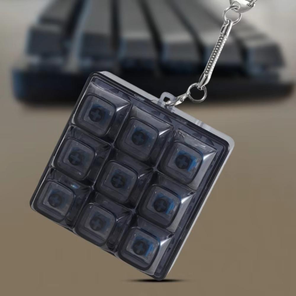 Keycap Finger Keyboard Key Button Decompression Toy Relaxing Fidget Keychain Adult