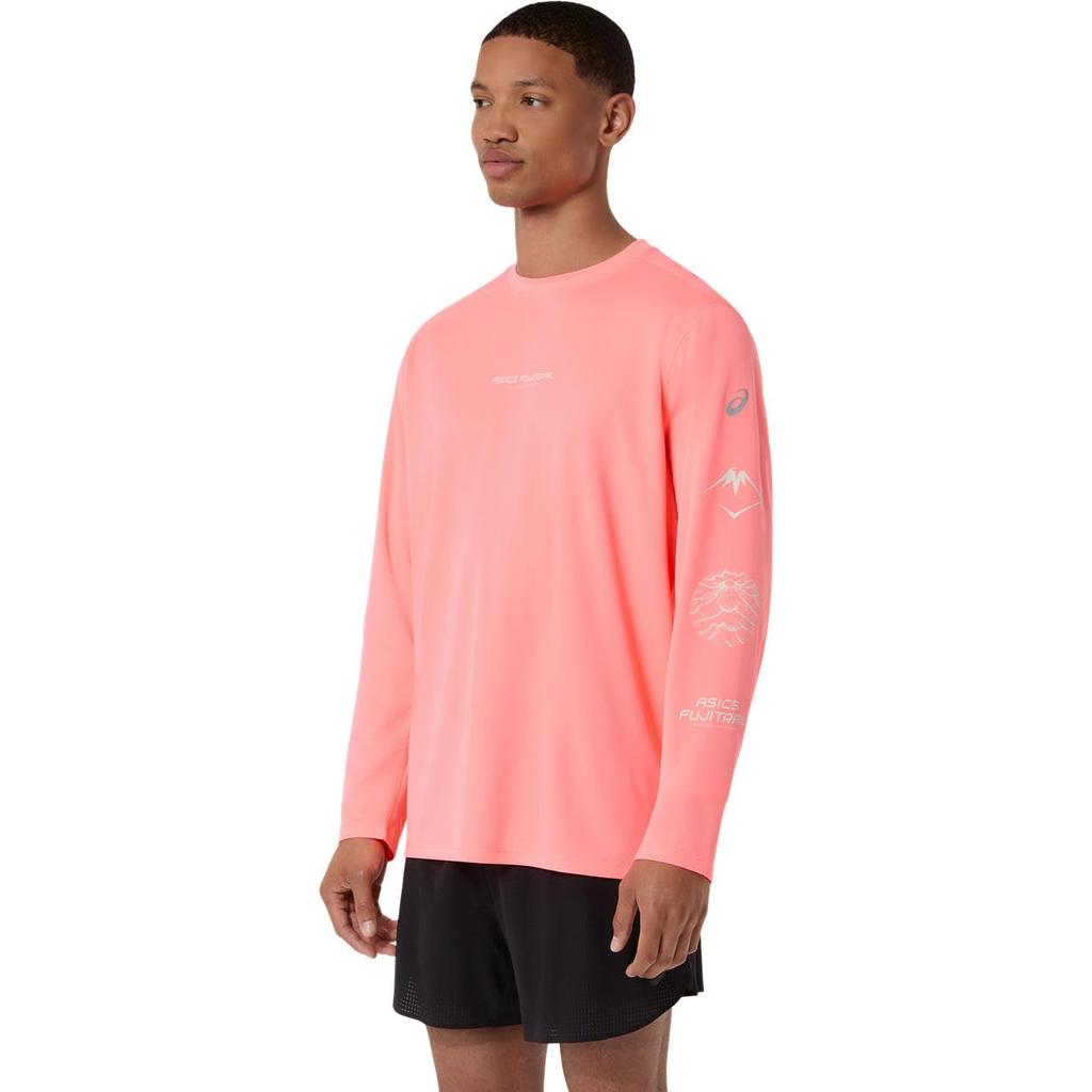 Одежда для бега FUJITRAIL LOGO LS TOP 2011D525 700 XL [ASICS] Мужская (СОЛНЕЧНЫЙ КОРАЛЛ)