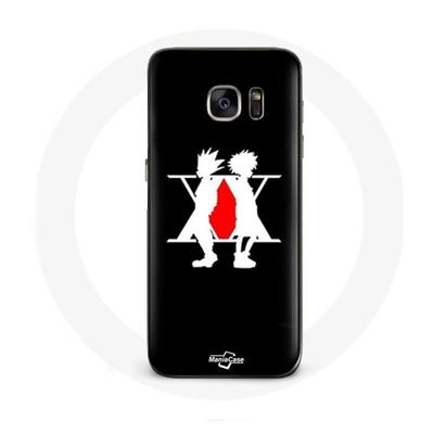 Coque - Hunter X Hunter - Galaxy S7 - Noir - Manga Logo - Souple