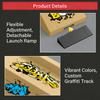 Набор для скейт-парка с фингербордом Полоса препятствий Профессиональный фингерборд Реалистичная симуляция Портативный набор для тренировок