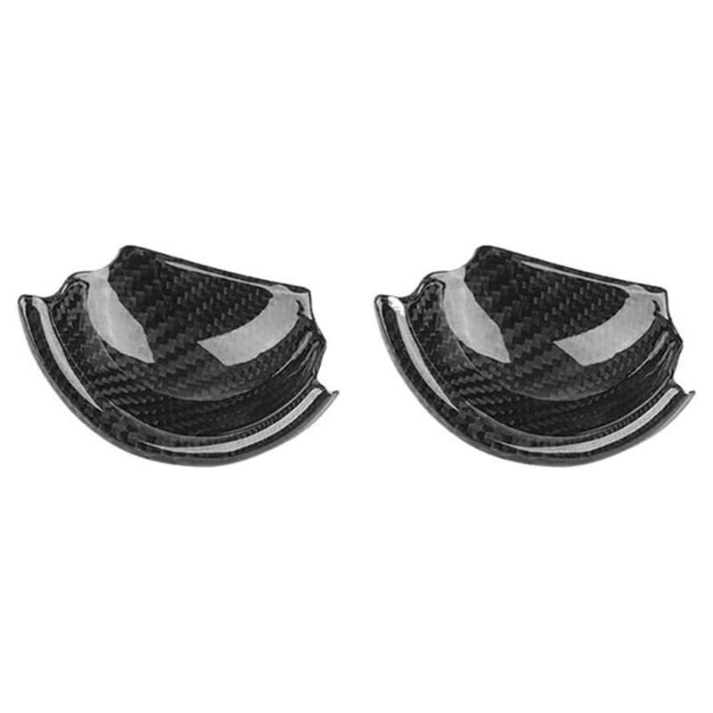 Inner Pull Handle Sticker For Mini Cooper F56 Real Carbon Fiber Car Interior Door Handle Cover