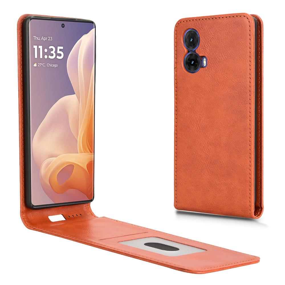 Чехол для Motorola Moto G85 5G/S50 Neo 5G с отделением для карт, магнитный вертикальный откидной кожаный чехол для телефона