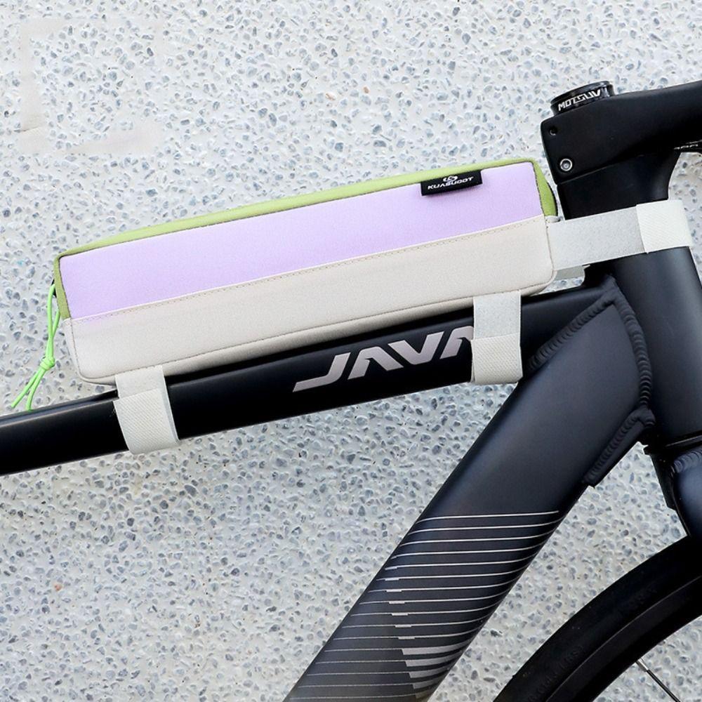 Waterproof Bike Front Beam Bag Polyester Bicycle Frame Pouch Bike Top Tube Bag Bike Accessories
