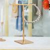 Stand for Long Necklaces T Shaped Display with Double Hooks Retail