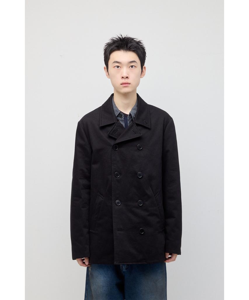 HATCHINGROOM Pea Coat Black