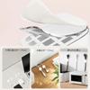 Aogarso Cable Magnetic Cable Smooth Cable Cord Desk Strong USB Cable White Holder, Spring-Loaded Clip, Management, Adjustment, Holder, Organizer,