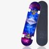 Pro Skateboard: Beginner-Ready Maple Longboard with Double Kick Deck for Adults & Kids