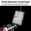 Pack Of 5 Nylon Bottle Cleaning Brushes With Stainless Steel Handle Suitable For Narrow Bottle Necks Kitchen Office Use