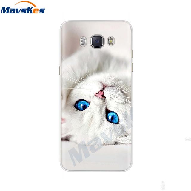 Чехол для телефона для Samsung Galaxy J7 2016, чехол J5 2016 J510f, окрашенный силиконовый чехол из ТПУ для Samsung J3, J5, J7 2016, чехол